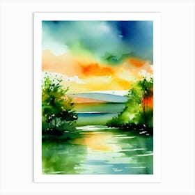 Watercolor Painting 10 Art Print