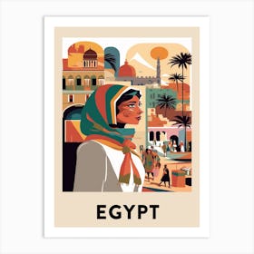 Egypt Vintage Travel Poster Art Print