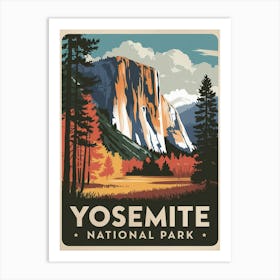 Yosemite National Park Art Print