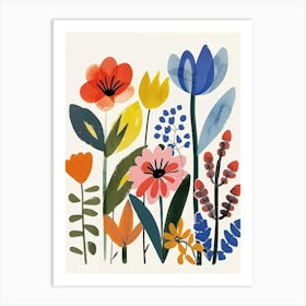 Painted Florals Tulip 4 Art Print