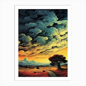 Sunset Sky Art Print