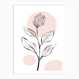 Nordic Rose Art Print