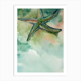 Starfish Storybook Watercolour Art Print