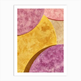 Pastel Circles Art Print