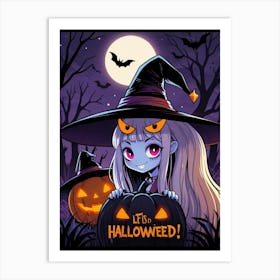 Halloween Witch 7 Art Print