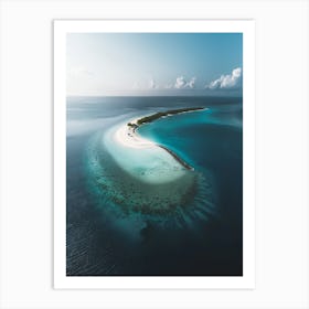 Island In The Maldives 8 Art Print