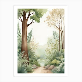 Forest Path 5 Art Print