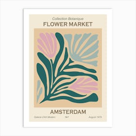 Flower Market Amsterdam 3 Art Print