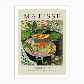 Matisse Goldfish Art Print