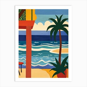 'The Beach' Art Print