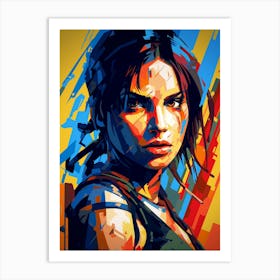 Lara Croft 3 Art Print