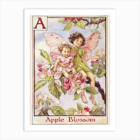 The Apple Blossom Fairy - Victorian Fairies by Cicely Mary Barker in HD Art Print