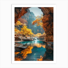 Autumn In The Canyon Art Print