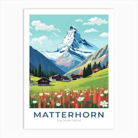 Switzerland Matterhorn Travel Art Print