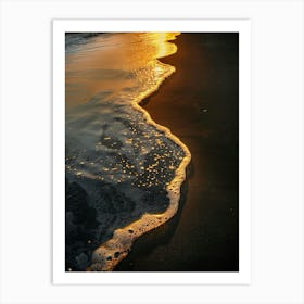 Sunset At The Beach 23 Art Print