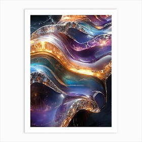 Stunning Whimsical Marble 17 Art Print