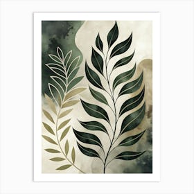 Minimalist Botanical 03 Art Print