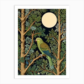 William Morris Parrot In A Tree Art Print