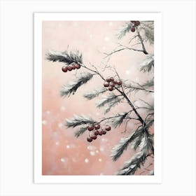 Winter Berries Art Print