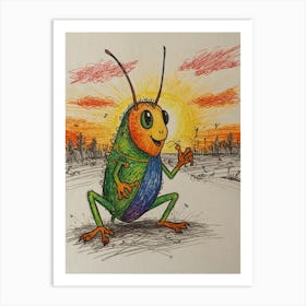 Cockroach Art Print