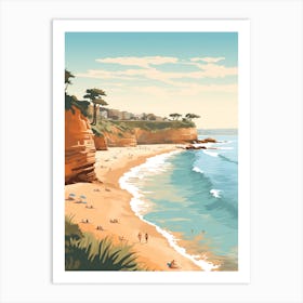 Avoca Beach Australia Golden Tones 3 Art Print