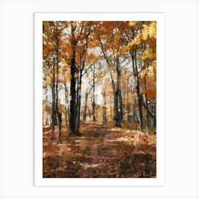 Autumn In The Woods Art Print