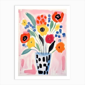 Flowers In A Vase 6 Art Print