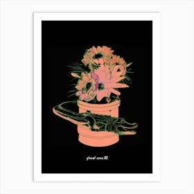 Floral Croc 02 Art Print