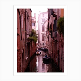 Venice Canal Channel Water Italian Italy Milan Venice Florence Rome Naples Toscana photo photography art travel Art Print