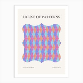 Geometric Pattern Poster 3 Art Print