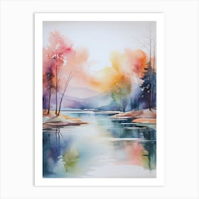 Watercolor Painting 4 Art Print