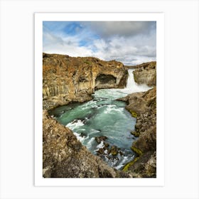 Waterfall in Iceland 1 Art Print
