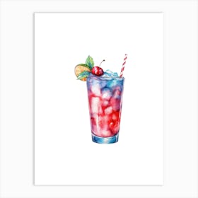 Cherry Martini Art Print