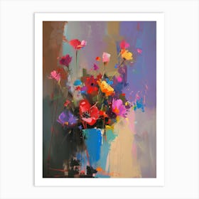 Flowers In A Vase 16 Art Print