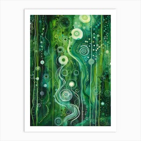 Green Forest Art Print