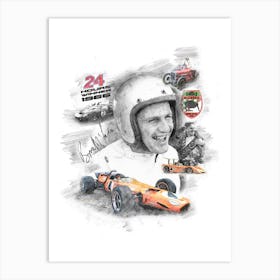 Bruce Mclaren 1 Art Print