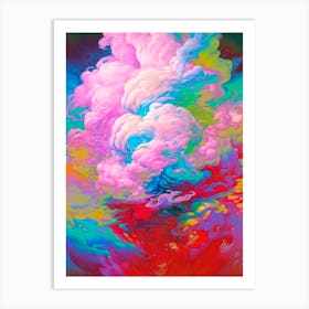 Colorful Hell Art Print