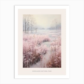 Dreamy Winter National Park Poster  Everglades National Park United States 2 Art Print
