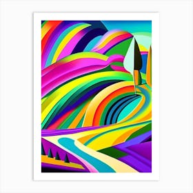 Gravity Wave Abstract Modern Pop Space Art Print