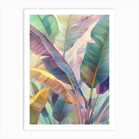 Tropical Leaves 100 Art Print