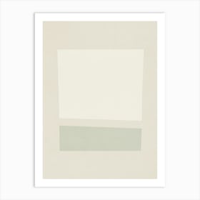 ABSTRACT MINIMALIST GEOMETRY - BG 04 Art Print