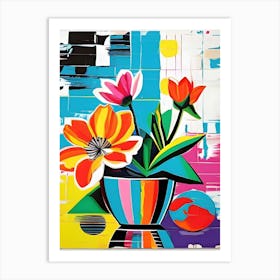 Flowers In A Vase 68 Art Print