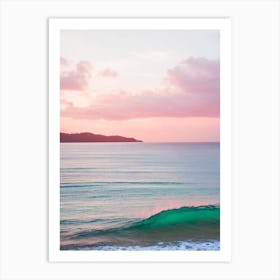 Maracas Bay, Trinidad And Tobago Pink Photography 1 Art Print