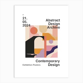 Abstract Design Archive Poster 23 Art Print