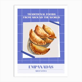 Empanadas Argentina 3 Foods Of The World Art Print