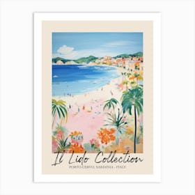 Porto Cervo, Sardinia   Italy Il Lido Collection Beach Club Poster 1 Art Print