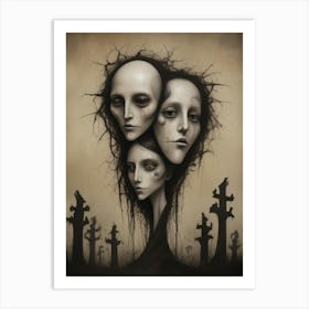 'Darkness' 4 Art Print