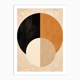 Earthy Boho Symmetry Art Print