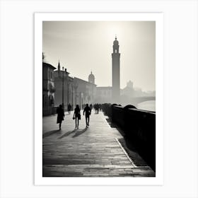 Pavia, Italy,  Black And White Analogue Photography  4 Art Print