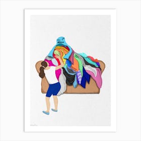 Laundry Monster Art Print